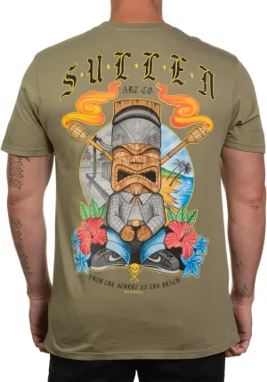 Sullen Men's Tiki Cholo Choloha Series Tattoo Lifestyle Artist Graphic Premium Short Sleeve Tee