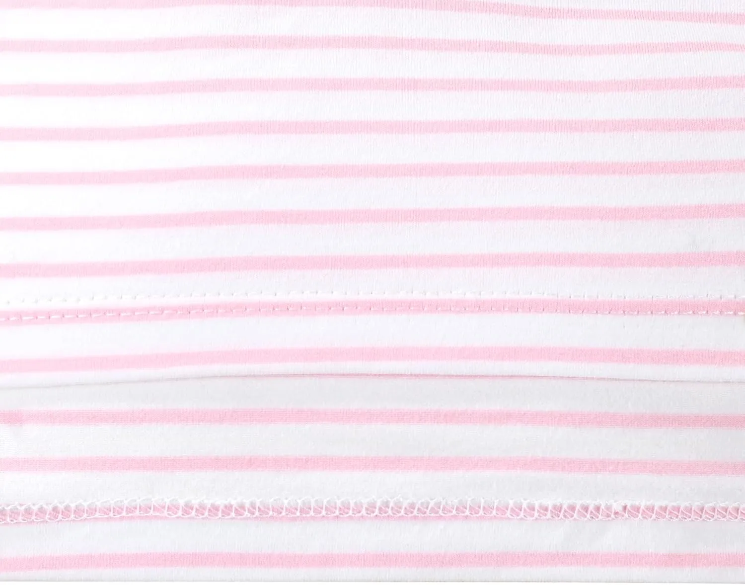 Sunny Fashion 2 Pack Girls T-Shirt Top Tee Solid Striped Basic Cozy Cotton Essential