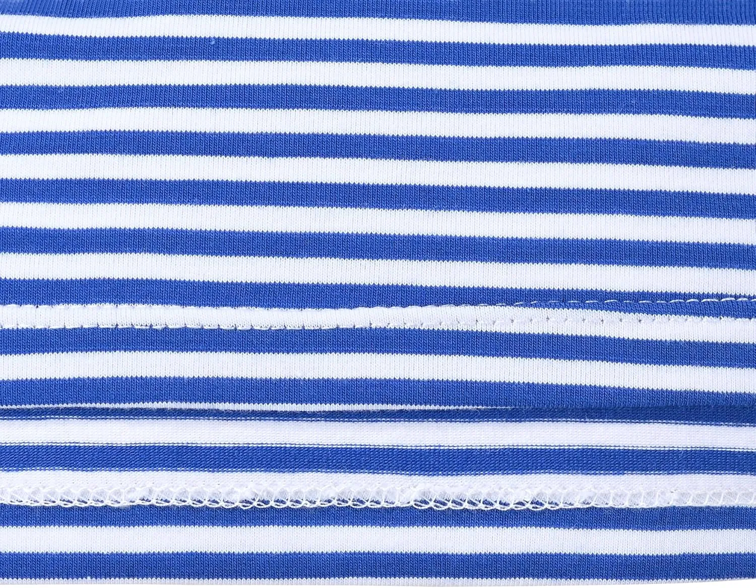 Sunny Fashion 2 Pack Girls T-Shirt Top Tee Solid Striped Basic Cozy Cotton Essential