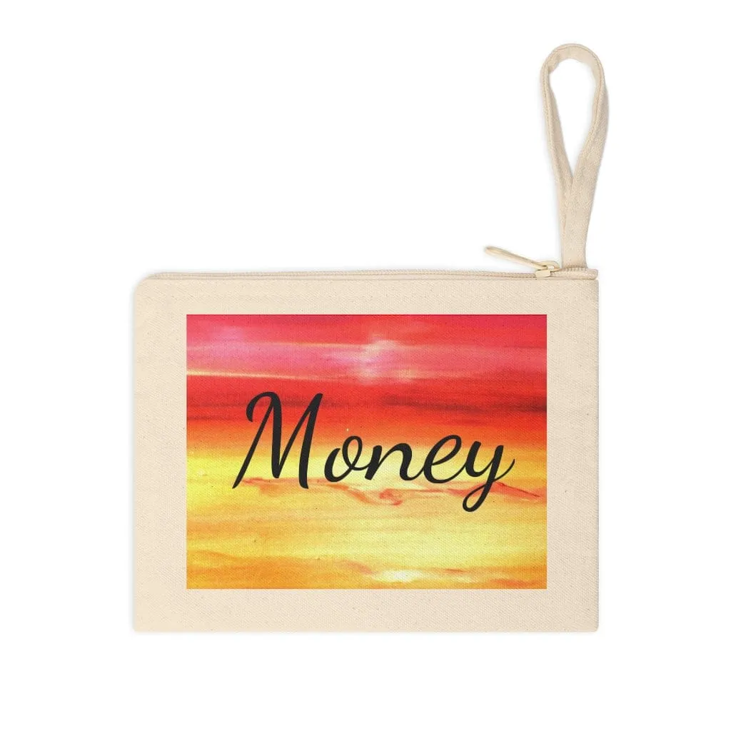 Sunset Cotton Zipper Pouch