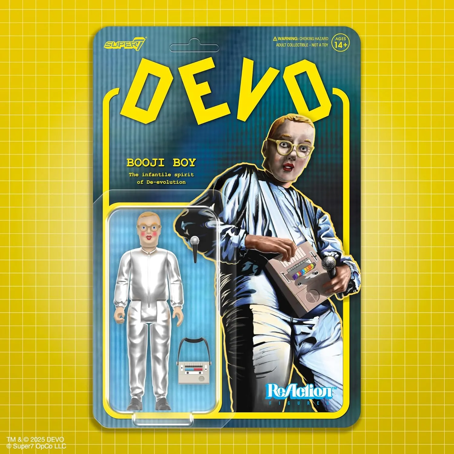 Super7 Devo Reaction Figures Wave 05 - Booji Boy Action Figure