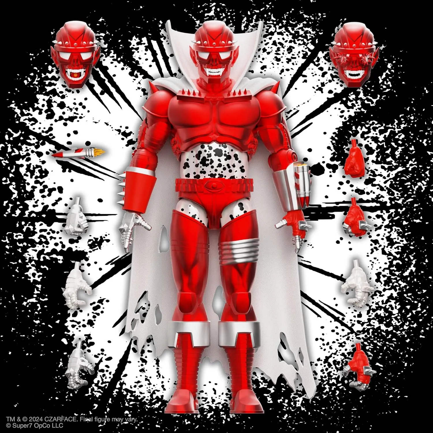 Super7 ULTIMATES! Czarface Impostarr - 7" Czarface Action Figure with Accessories Hip Hop Collectibles and Retro Toys