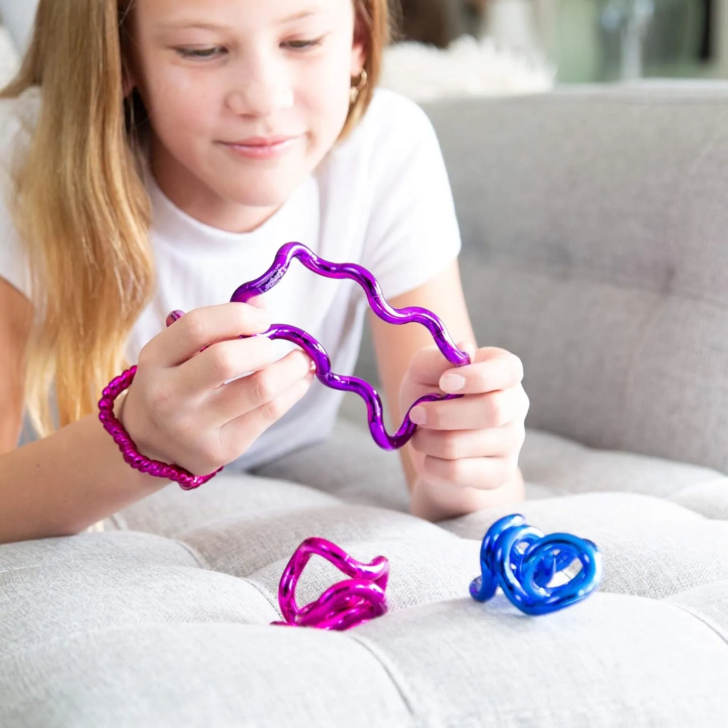 TANGLE Jr. Metallic - Blue