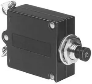 TE Connectivity W23-X1A1G-40 Circuit Breaker; Therm; Push/Pull; Cur-Rtg40A; Panel; 1 Pole; Vol-Rtg 250/50VAC/VDC