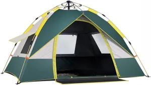 Tents Dome Frame Pop-Up Outdoor Camping Thick Rainstorm, Automatic Pop-up, Sunscreen Quick-Open Outdoor Camping 2-3 People Light Portable