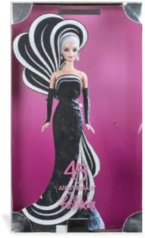 The 45th Anniversary Barbie Doll by Bob Mackie