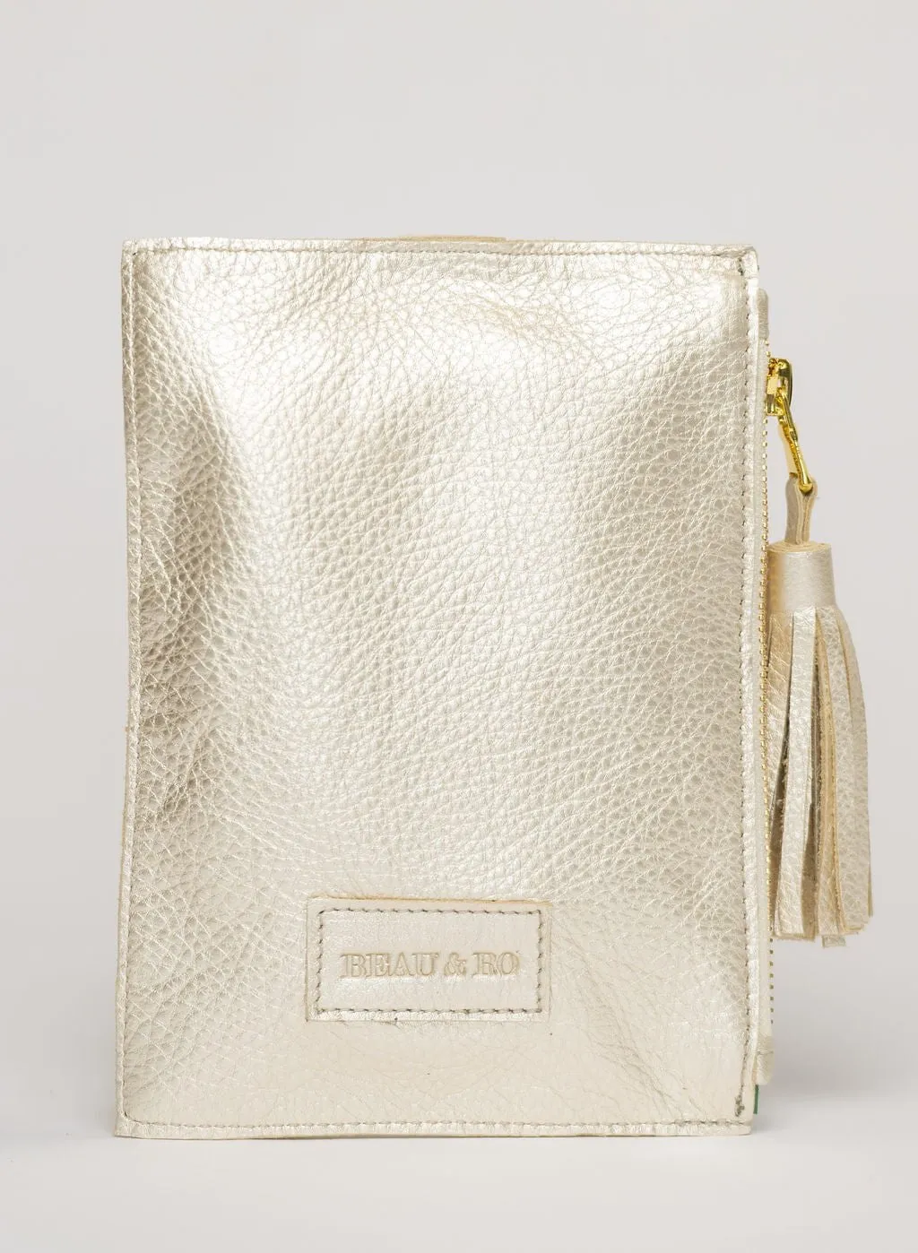 The Bamboo Ring Wristlet | Champagne
