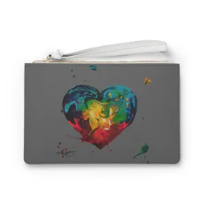 The Love of Kre8tion Saffiano Clutch Bag