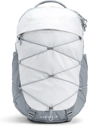 THE NORTH FACE Women's Borealis Commuter Laptop Backpack, TNF White Metallic Mélange/Mid Grey, One Size