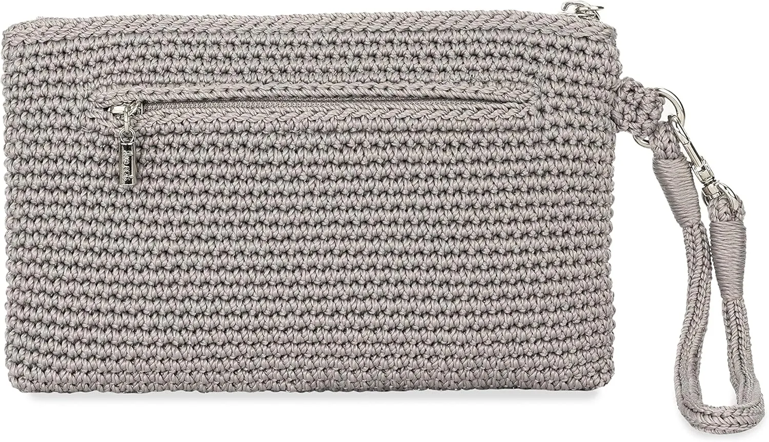 The Sak Vita Wristlet Purse - Small Hand Crochet Women's Clutch for Everyday & Travel - Mini Handbag With Card Slots & Zipper