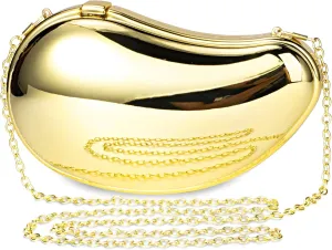 Tmore Acrylic Clutch Purse - Women's Shell Shape Evening Bag With Chain Shoulder Strap