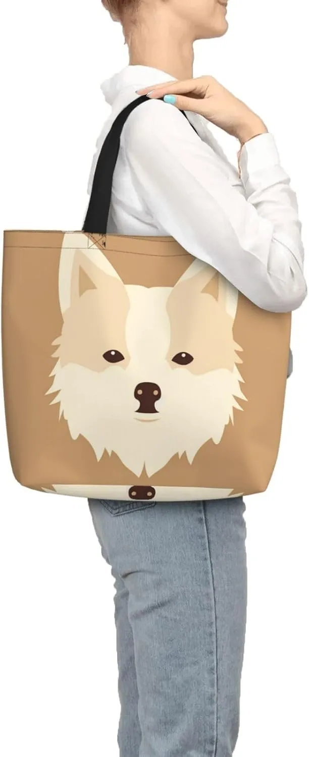 Tote Bag for Women Flower sunglasses Shoulder Bag with Zipper Handbag Large Capacity Reusable Grocery Bag