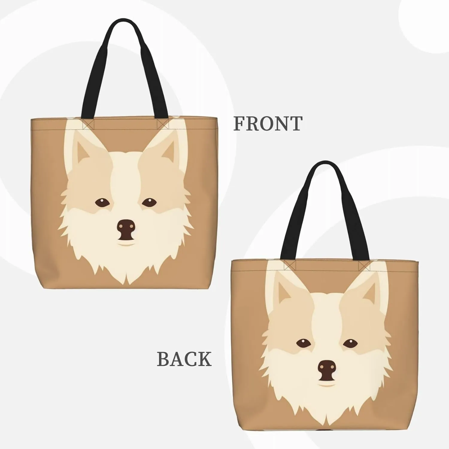 Tote Bag for Women Flower sunglasses Shoulder Bag with Zipper Handbag Large Capacity Reusable Grocery Bag