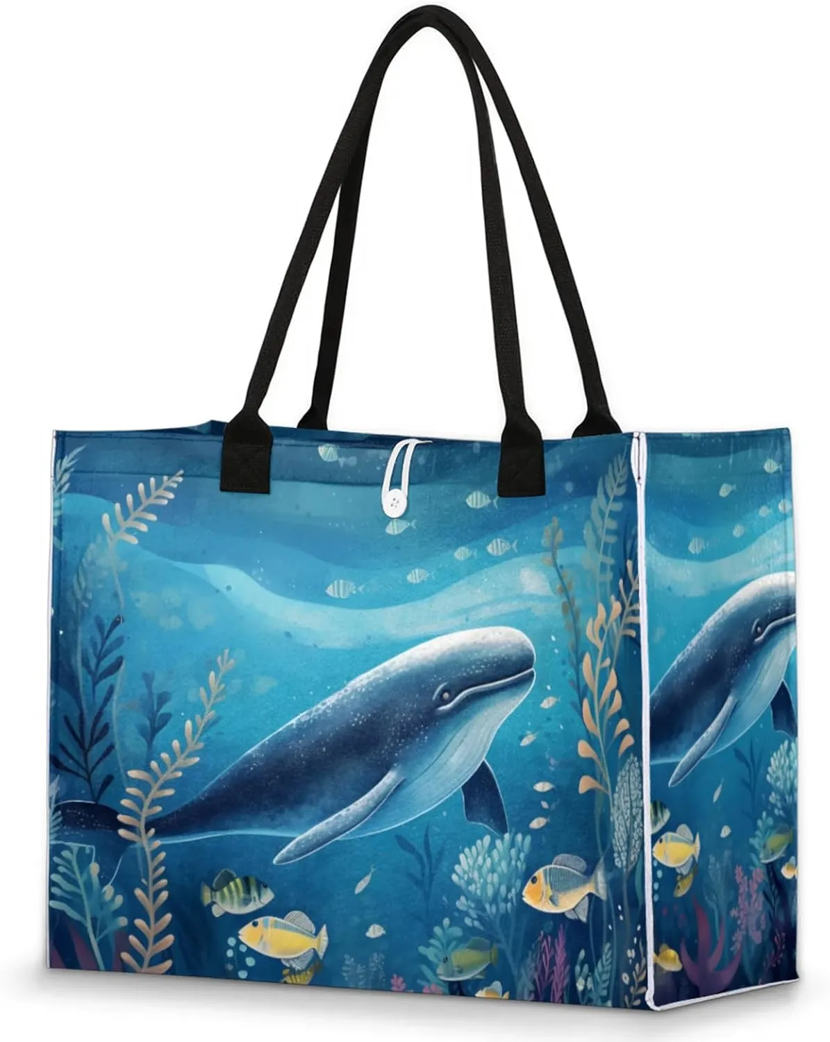 Tote Bag for Women Reusable Canvas Shoulder Bag