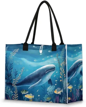 Tote Bag for Women Reusable Canvas Shoulder Bag
