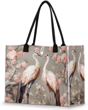 Tote Bag for Women Reusable Canvas Shoulder Bag