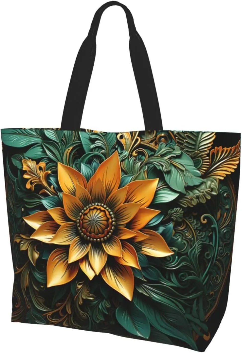 Tote Bag for Women Reusable Grocery Bag Shopping Bag Cats and Dogs Tote Bags Handbag Foldable Shoulder Bag