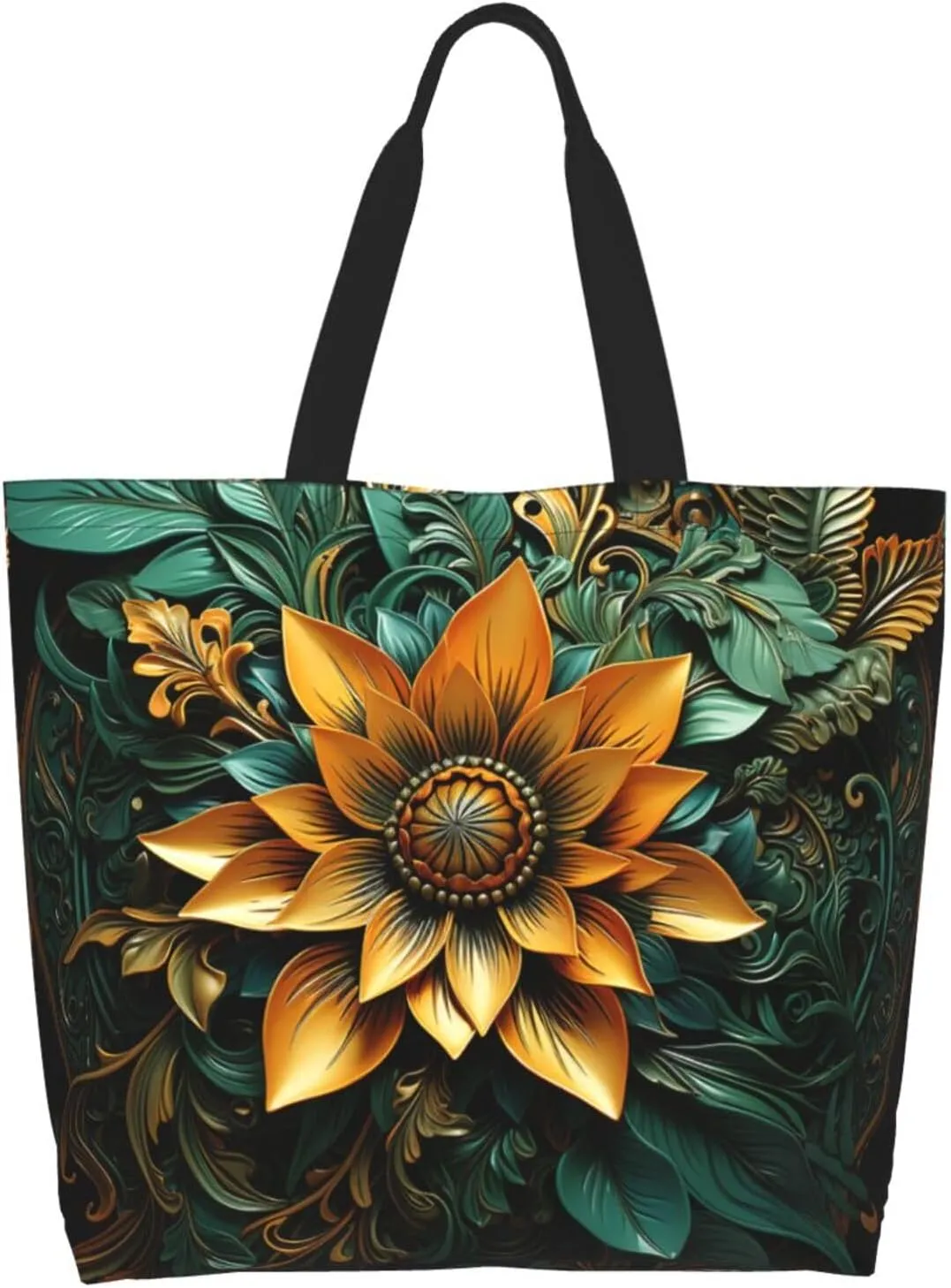 Tote Bag for Women Reusable Grocery Bag Shopping Bag Cats and Dogs Tote Bags Handbag Foldable Shoulder Bag