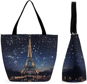 Tote Bag Reusable Grocery Bag Foldable Shopping Bag Extra Large Shoulder Bag Big Eyed Monkey Tote Bag for Travel Work