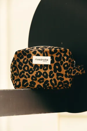 Tournelles the small pouch - Recycled cotton Leopard