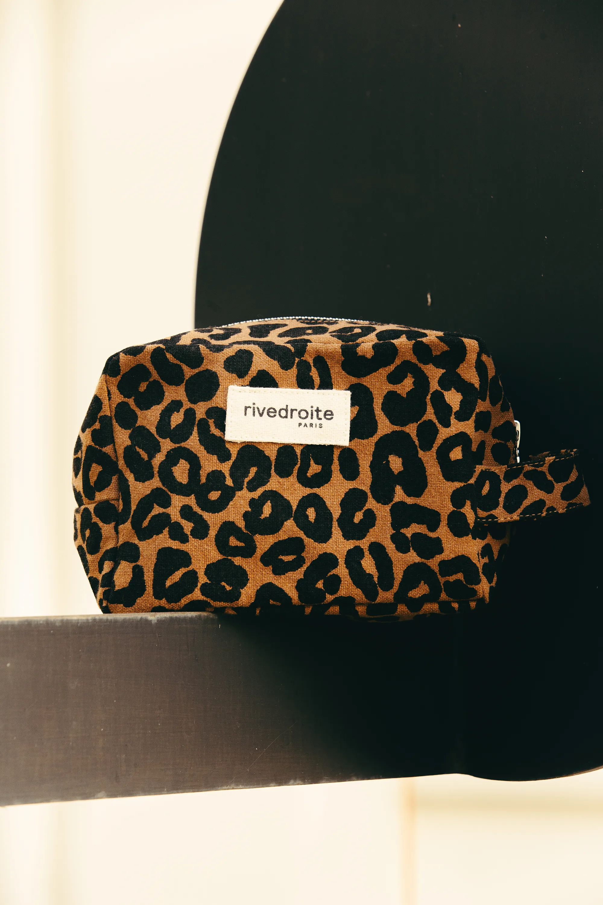 Tournelles the small pouch - Recycled cotton Leopard