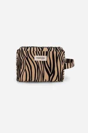 Tournelles XL the pouch - Recycled cotton Zebra