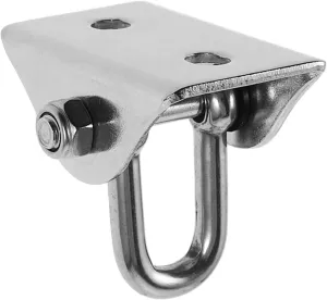 Toyvian Set Hammock Fixed Buckle Hammock Playground Equipment Indoor Swing Hooks Ceiling Swing Hanger Ceiling Mount Heavy Duty Swivel Hook for Hanging Chair Silver 304 Stainless Steel
