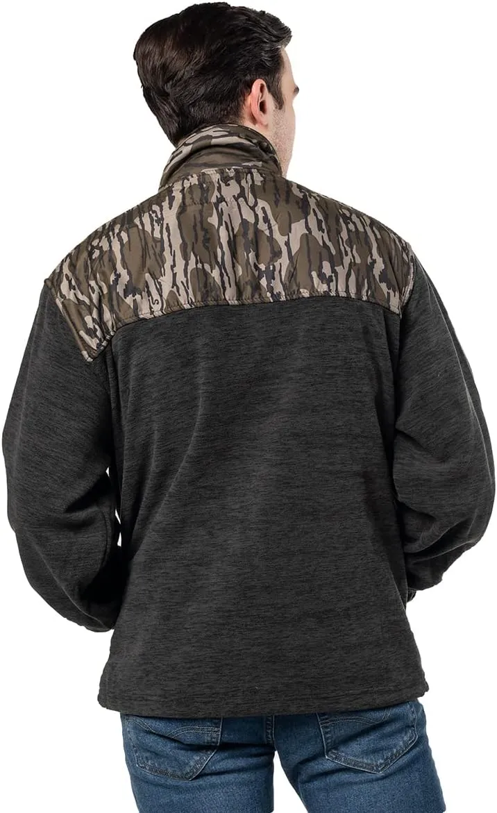 TrailCrest Men's C-Max Full Zip Polar Fleece Jacket, Mossy Oak Camo Patterns