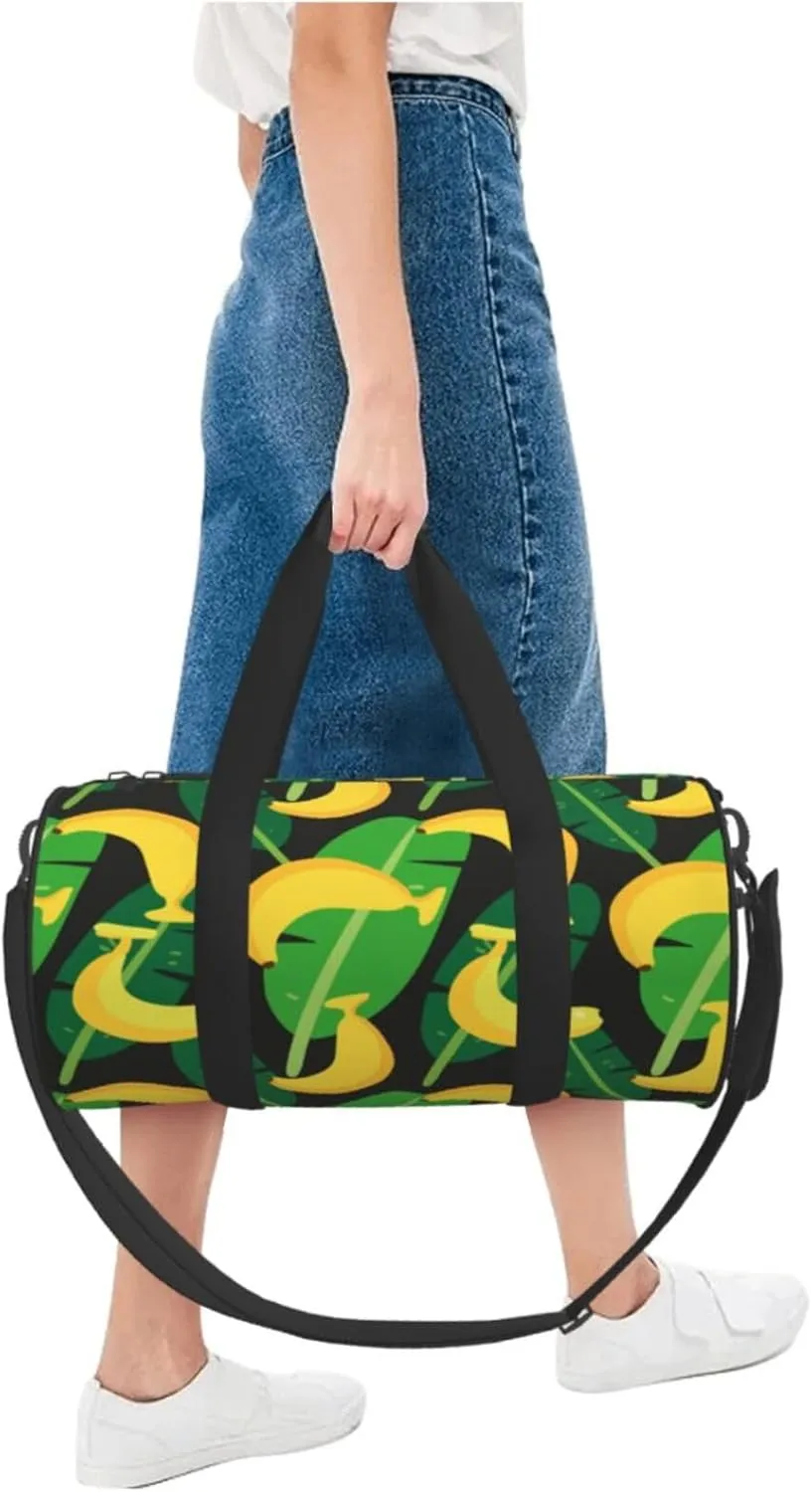 Travel Duffle Bag for Men Women, Banana 1 Duffle Bags for Sport Gym Overnight Luggage