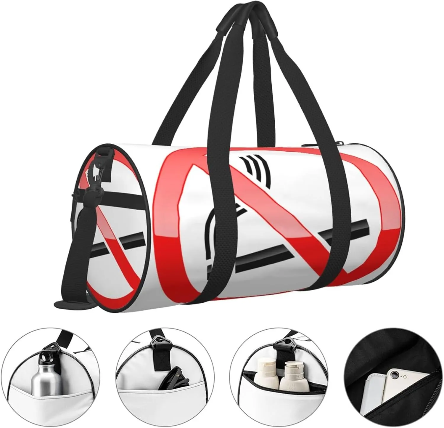 Travel Duffle Bag for Men Women, No Smoking Duffle Bags for Sport Gym Overnight Luggage