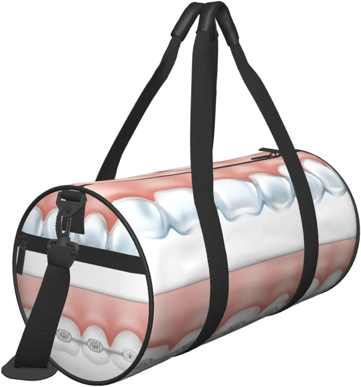 Travel Duffle Bag for Men Women, Tooth Metal Dentist Duffle Bags for Sport Gym Overnight Luggage