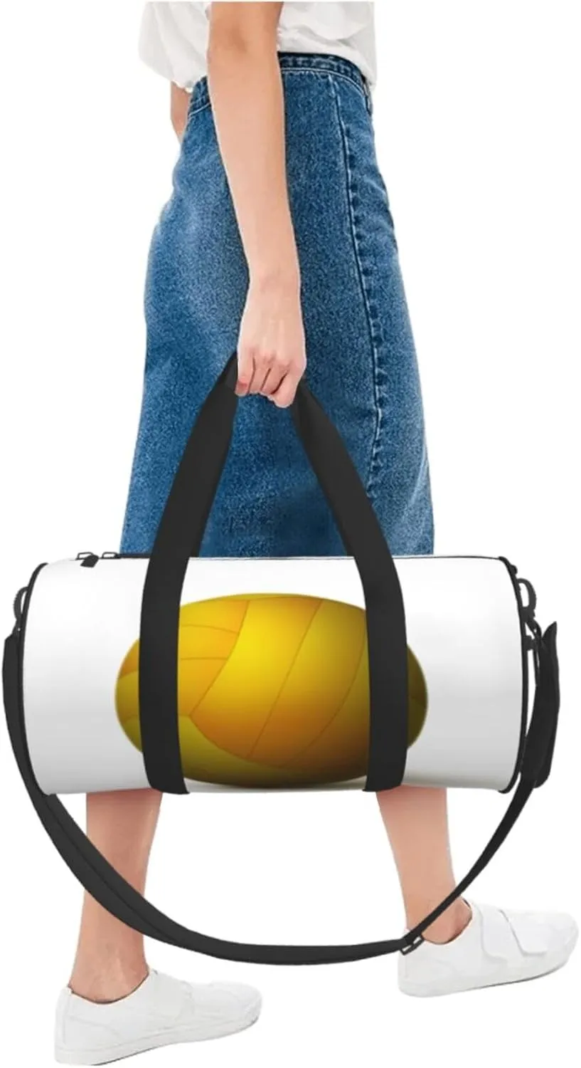 Travel Duffle Bag for Men Women, Volleyball Ball Duffle Bags for Sport Gym Overnight Luggage