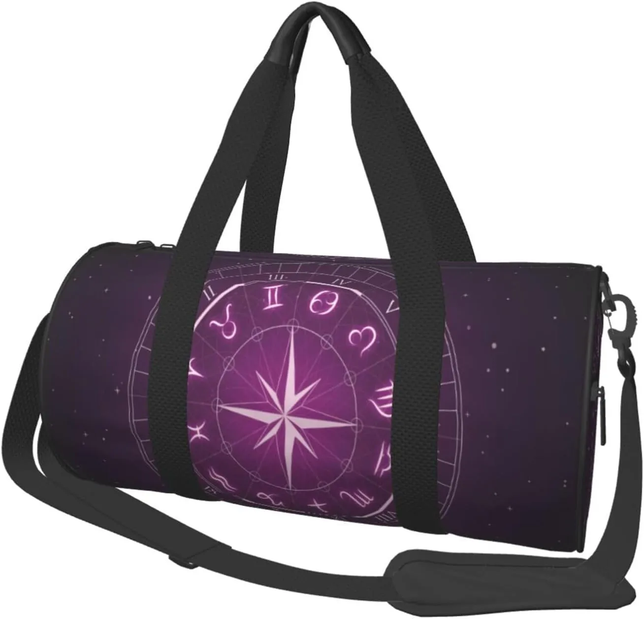 Travel Duffle Bag for Men Women, Zodiac Space Duffle Bags for Sport Gym Overnight Luggage