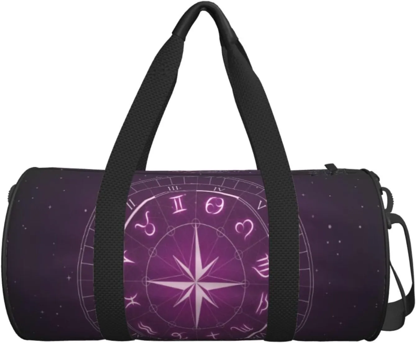 Travel Duffle Bag for Men Women, Zodiac Space Duffle Bags for Sport Gym Overnight Luggage