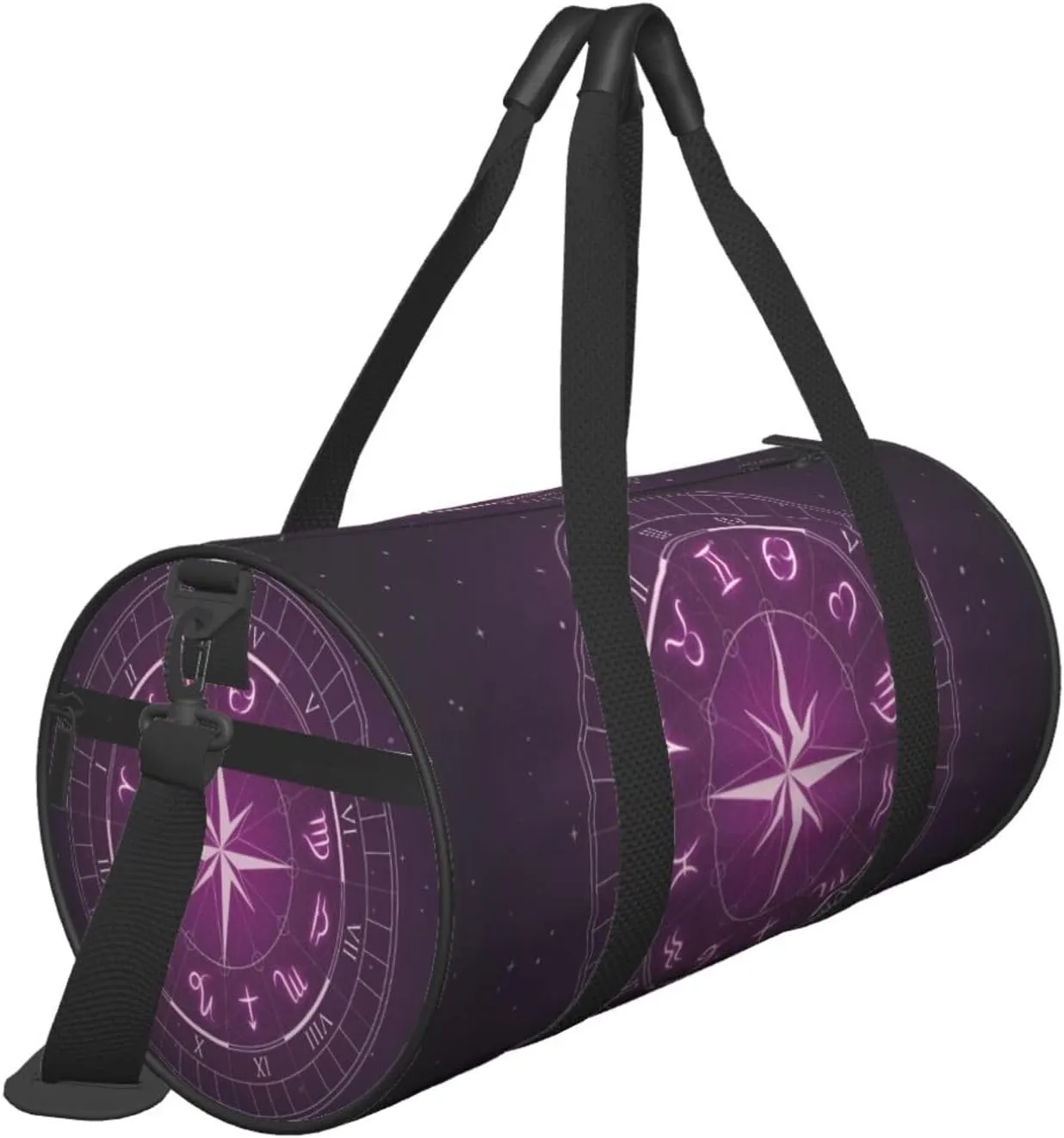 Travel Duffle Bag for Men Women, Zodiac Space Duffle Bags for Sport Gym Overnight Luggage