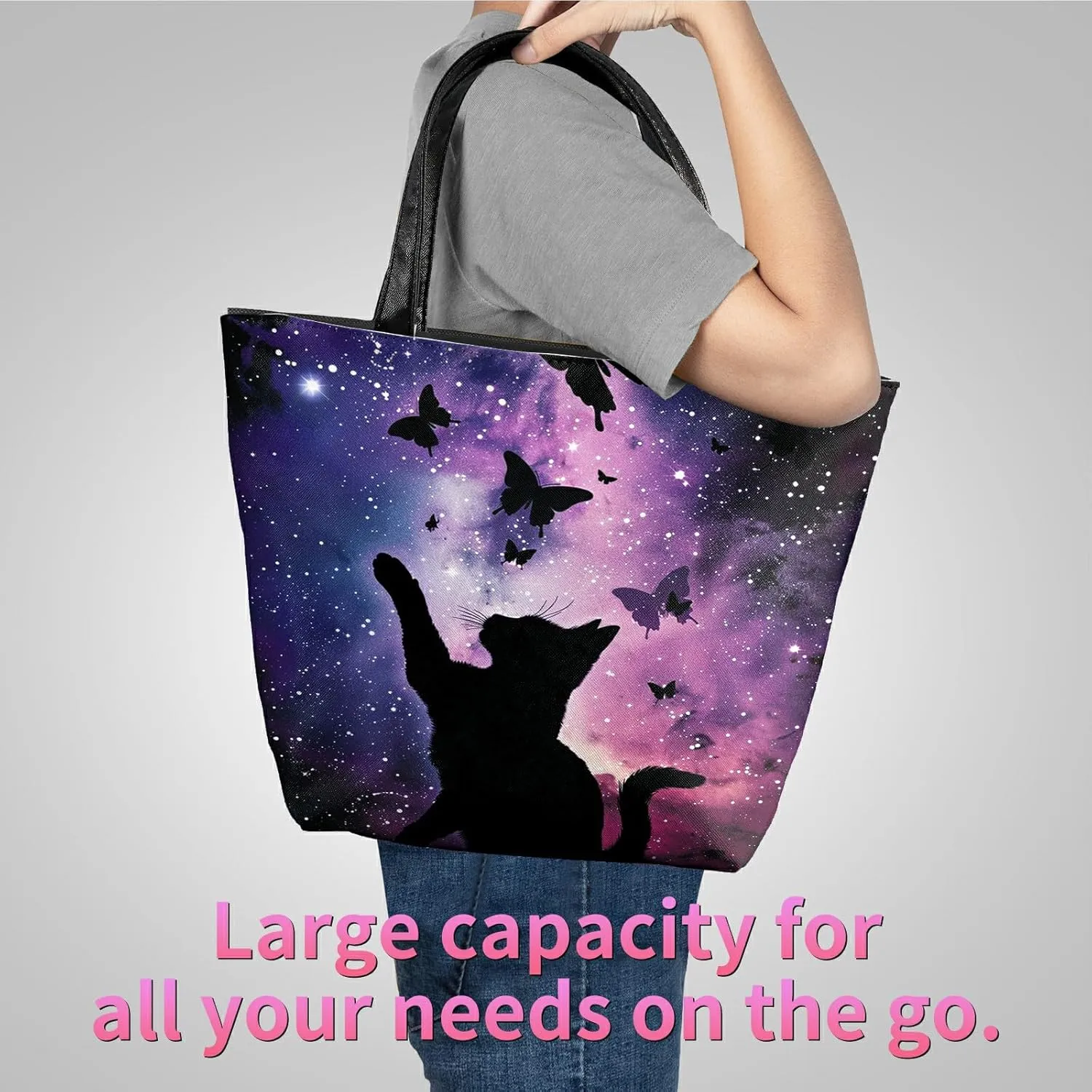 Travel Tote Bags Leather Purses for Women, Shoulder Bag with Zipper, Top Handle Ladies Shoulder Bags