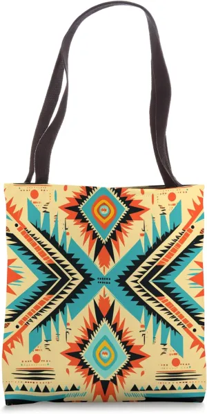 Tribal Rhythms: Exploring Aztec Tribal Patterns Tote Bag