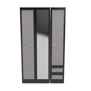 Triple Mirror   Drawer Robe