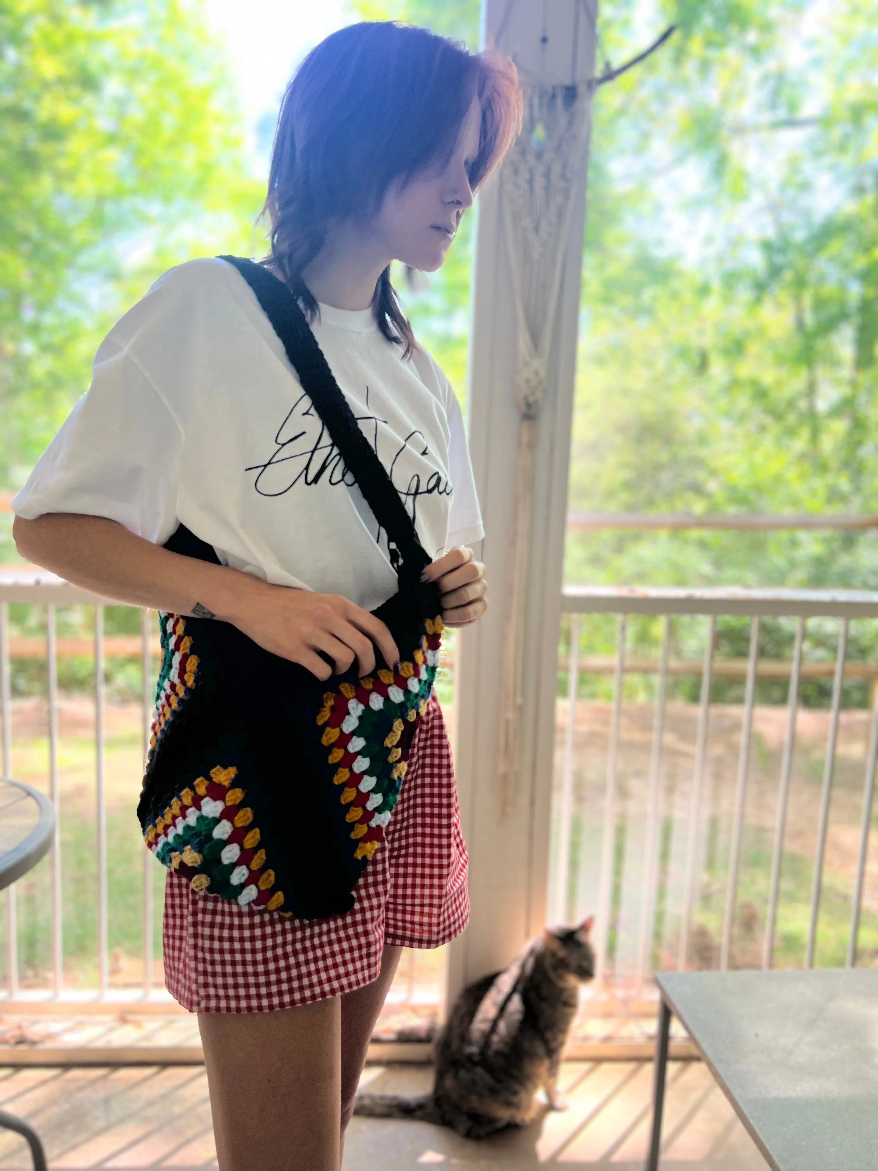 Tripple Granny Square Tote Bag