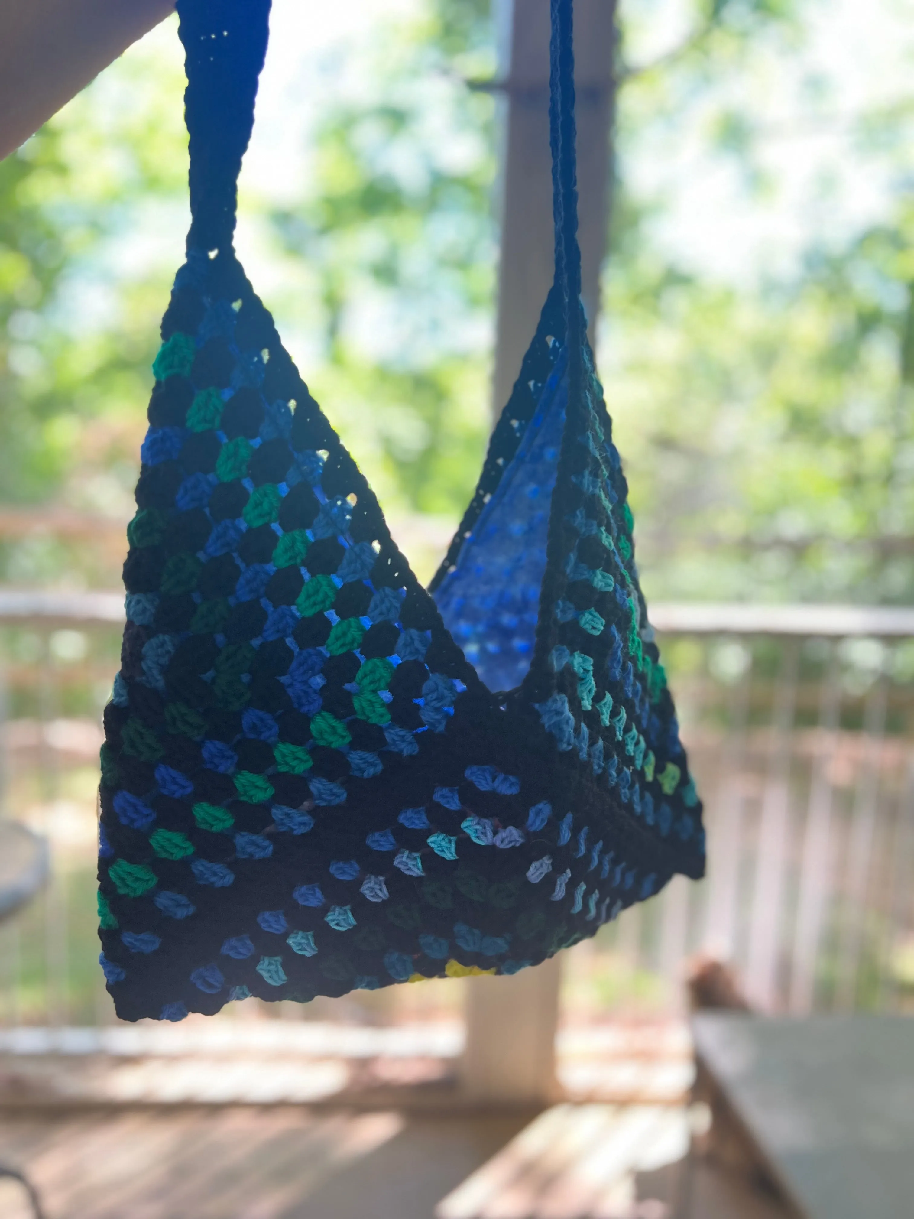 Tripple Granny Square Tote Bag