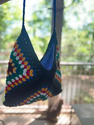 Tripple Granny Square Tote Bag