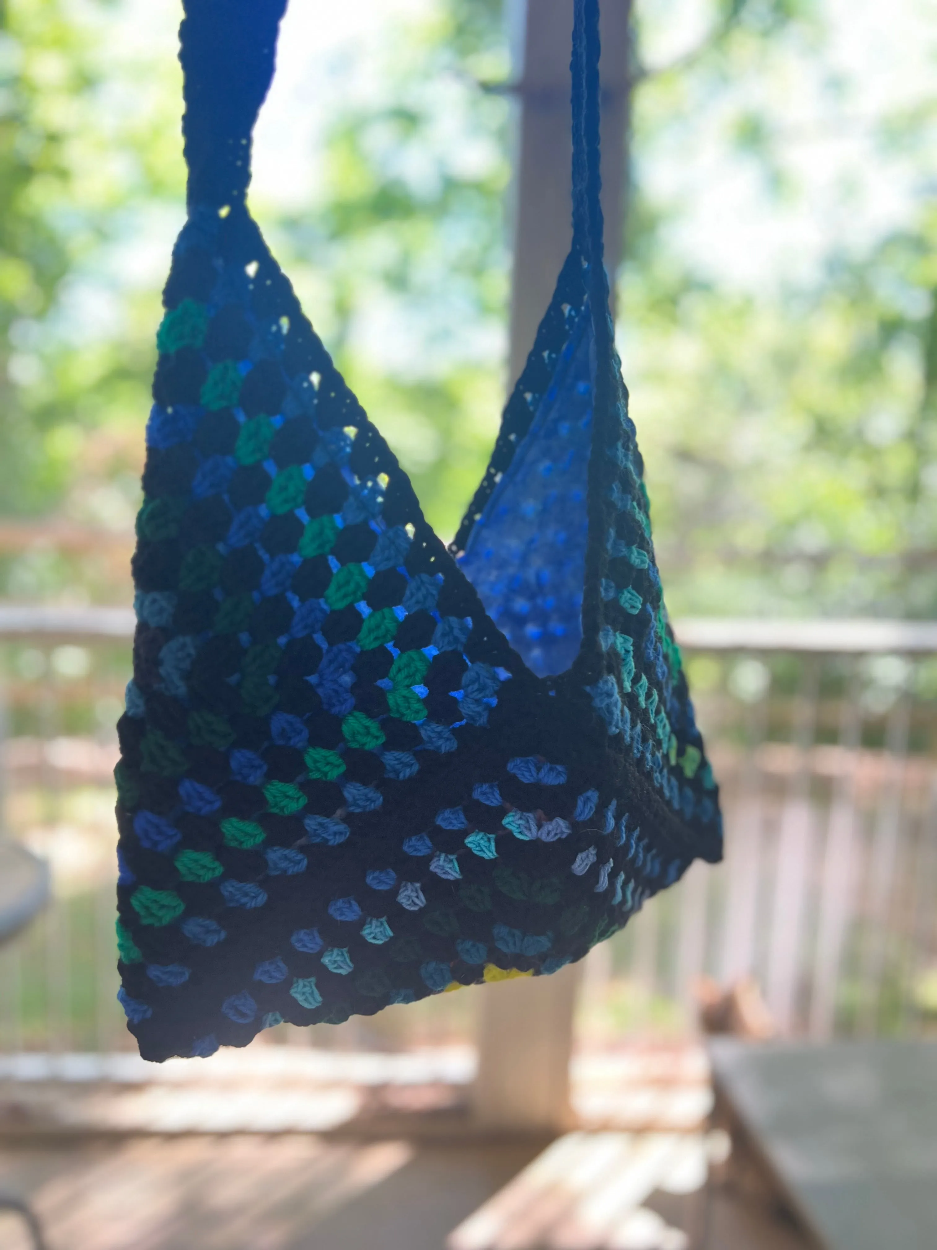Tripple Granny Square Tote Bag