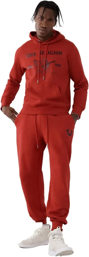 True Religion Men's Metallic Buddha Fleece Hoody