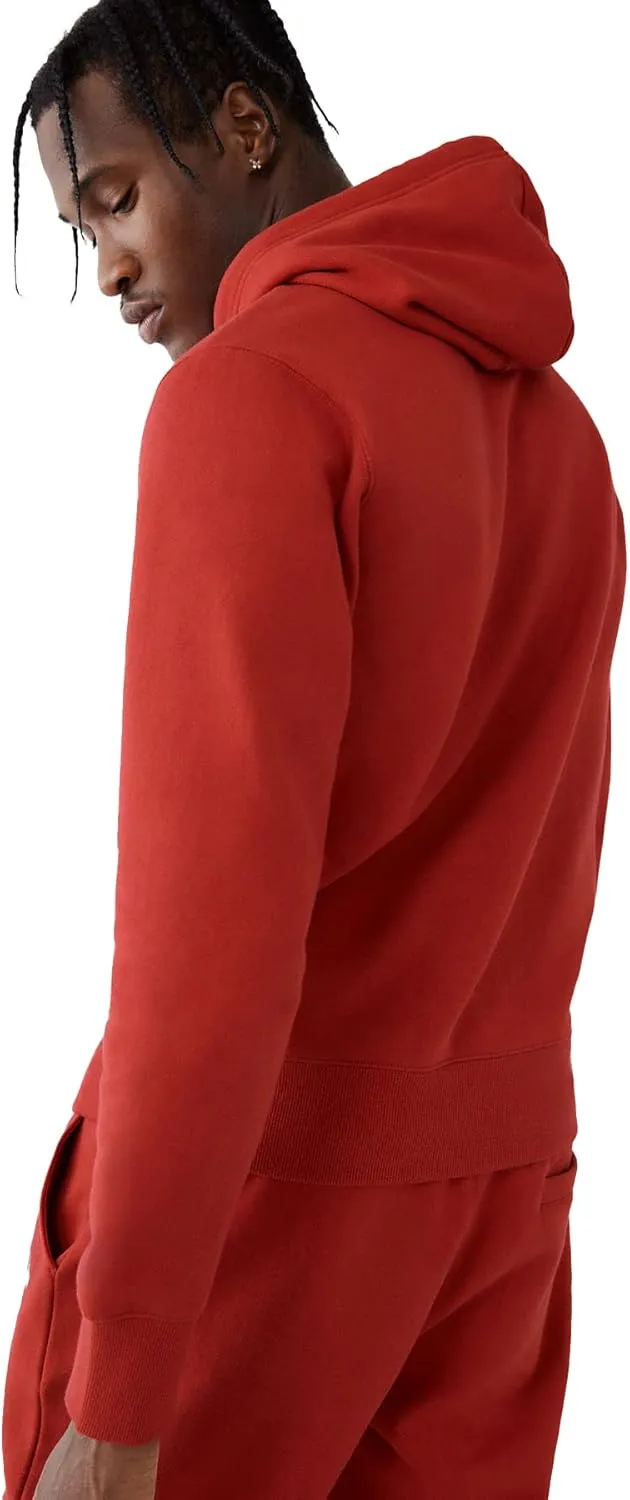 True Religion Men's Metallic Buddha Fleece Hoody