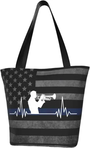 Trumpet Heartbeat Fashion Shoulder Bag Large Capacity For Man Or Woman