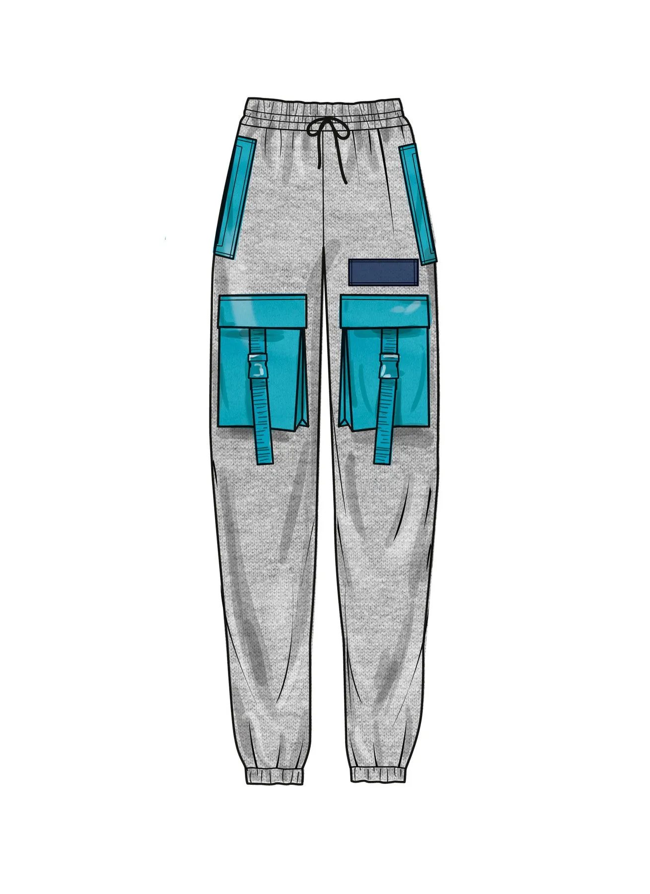 Unisex Cargo Pants Sewing Pattern N6745