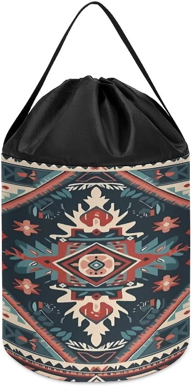Universal Storage Bag, Aboriginal Style Patterns Printed Storage Bag,drawstring Storage Bag,bedroom Storage Bag