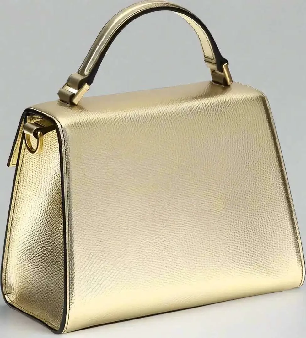 Valentino Garavani Gold Metallic garnet mini Handbag
