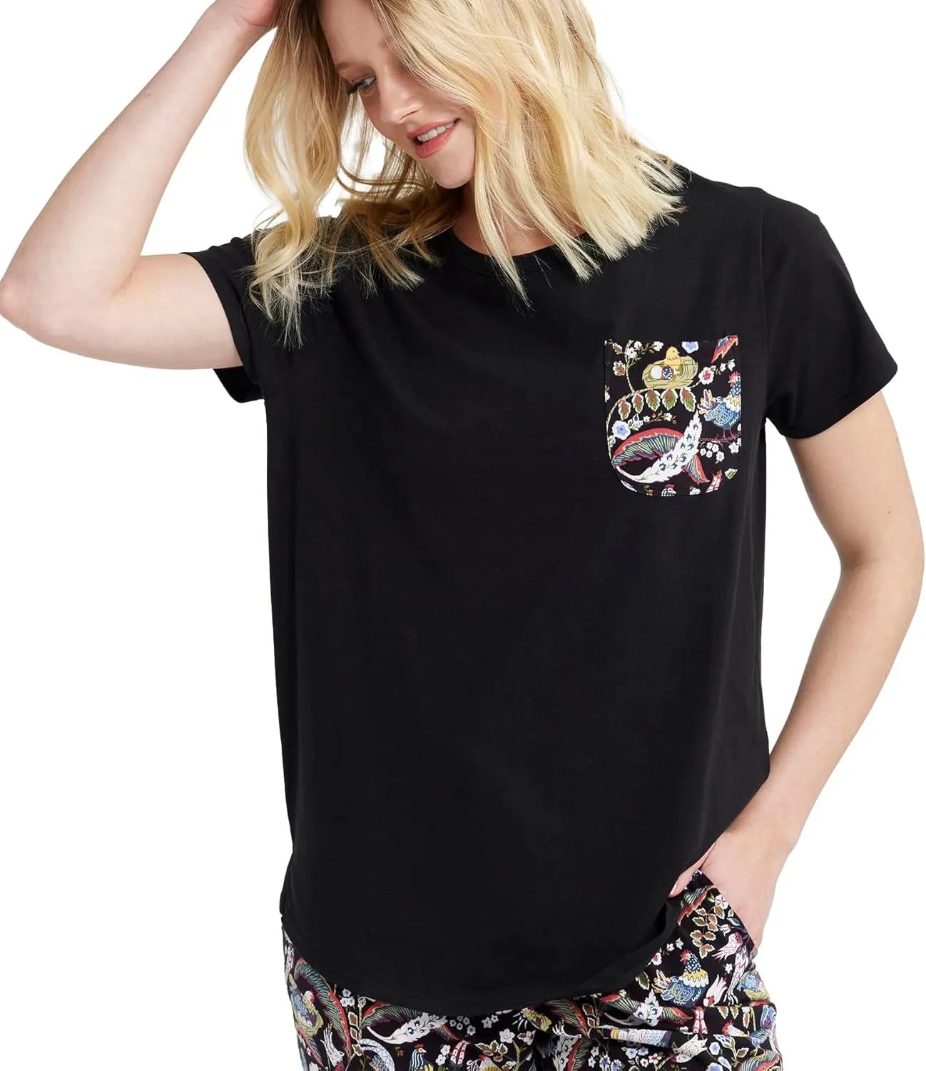 Vera Bradley Women's Cotton Short Sleeve Crewneck Pajama T-shirt (Extended Size Range)