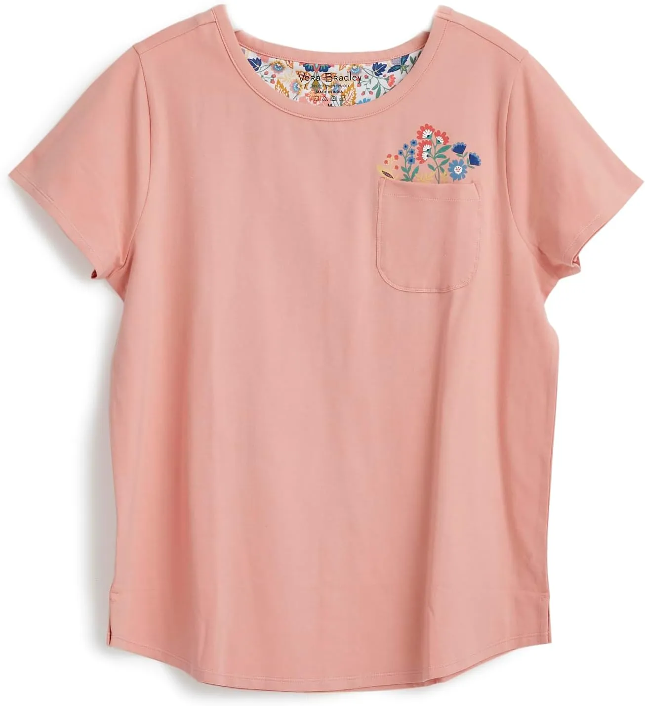 Vera Bradley Women's Cotton Short Sleeve Crewneck Pajama T-shirt (Extended Size Range)